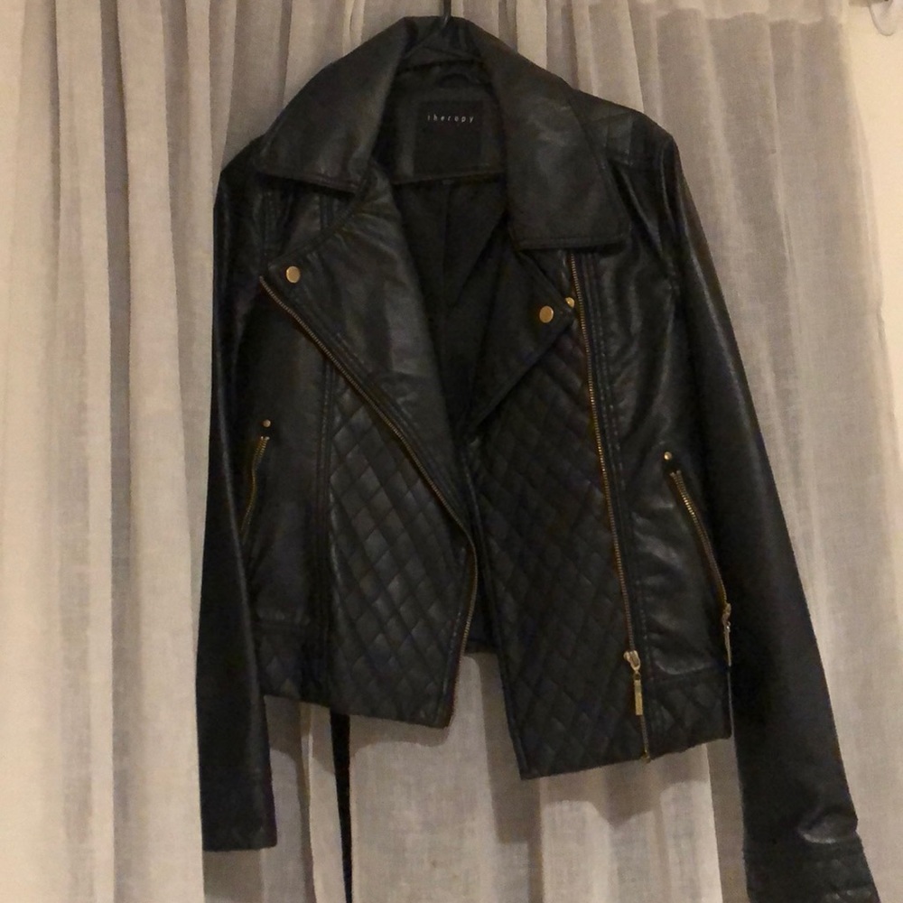 Leather jacket